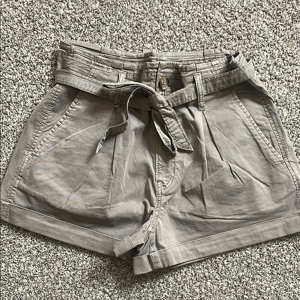American Eagle Outfitters Tan High Waist Shorts